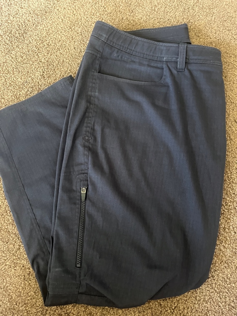 Under Armour Navy Performance Chinos with Zip Detail